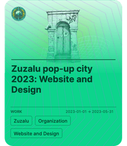 Zuzalu pop-up city 2023: Website and Design