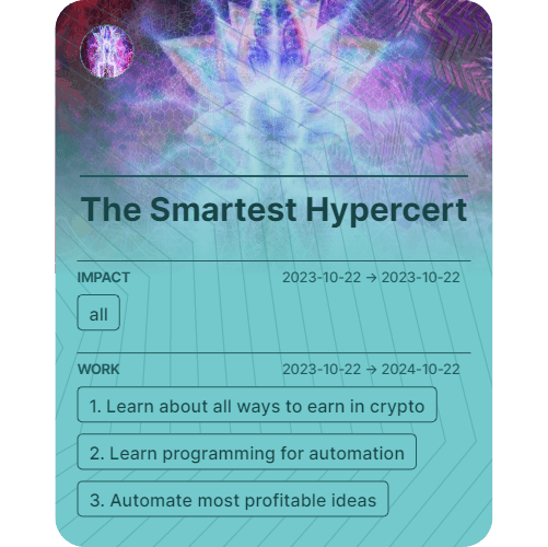 The Smartest Hypercert