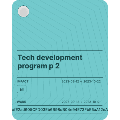 Tech development program p 2