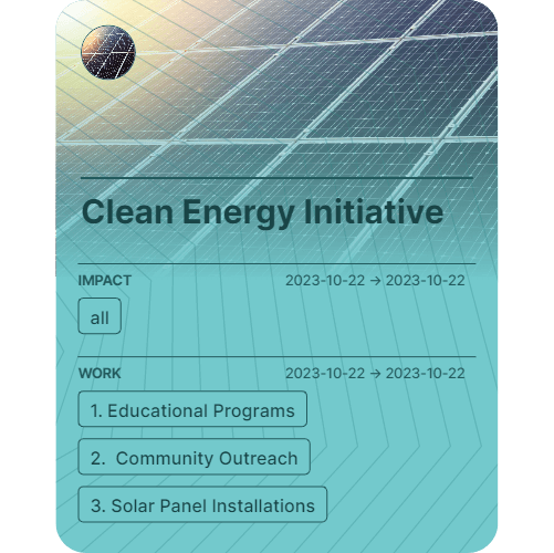 Clean Energy Initiative