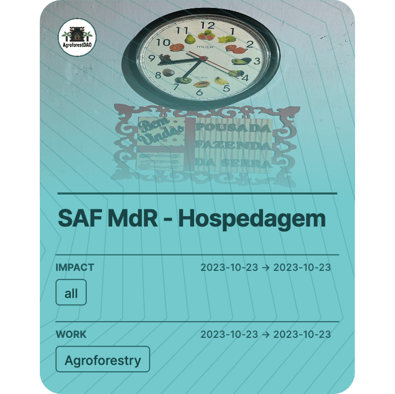 SAF MdR - Hospedagem