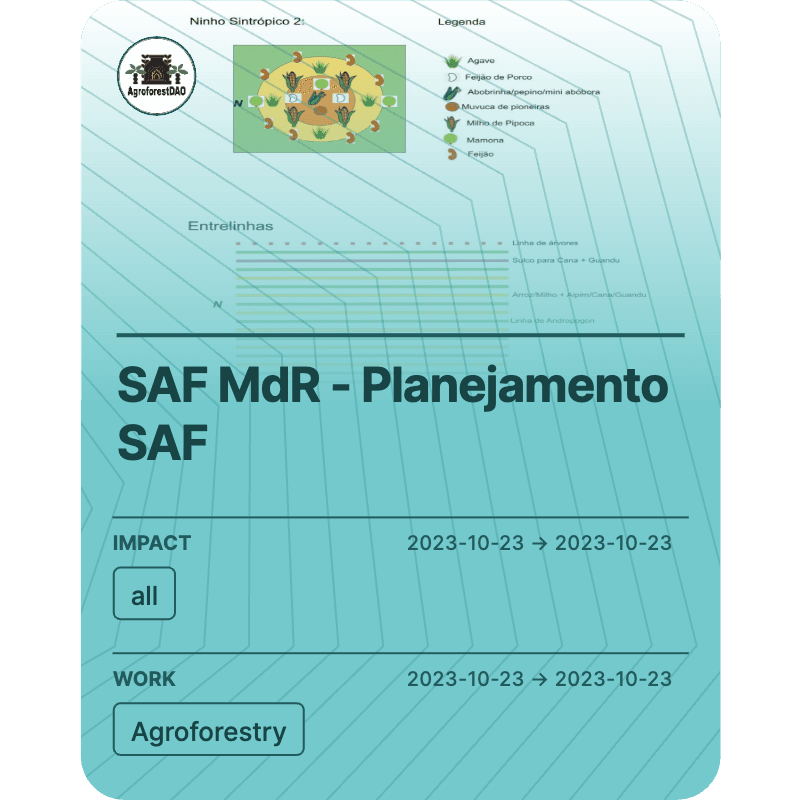 SAF MdR - Planejamento SAF