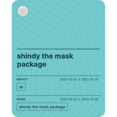 shindy the mask package