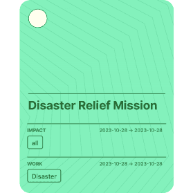 Disaster Relief Mission