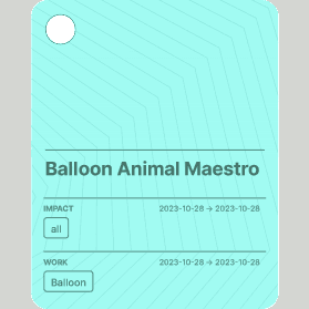 Balloon Animal Maestro