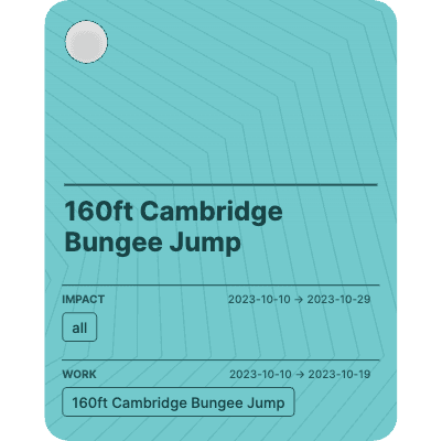 160ft Cambridge Bungee Jump 