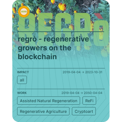 regrò - regenerative growers on the blockchain