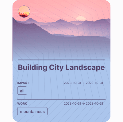 Building City Landscape