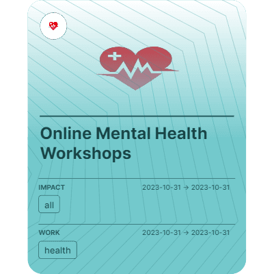 Online Mental Health Workshops