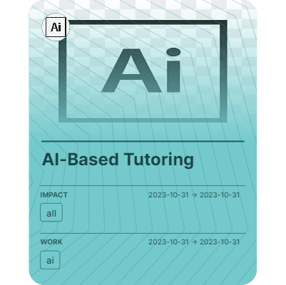 AI-Based Tutoring