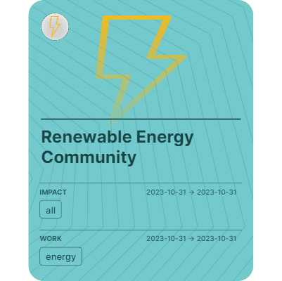 Renewable Energy Community