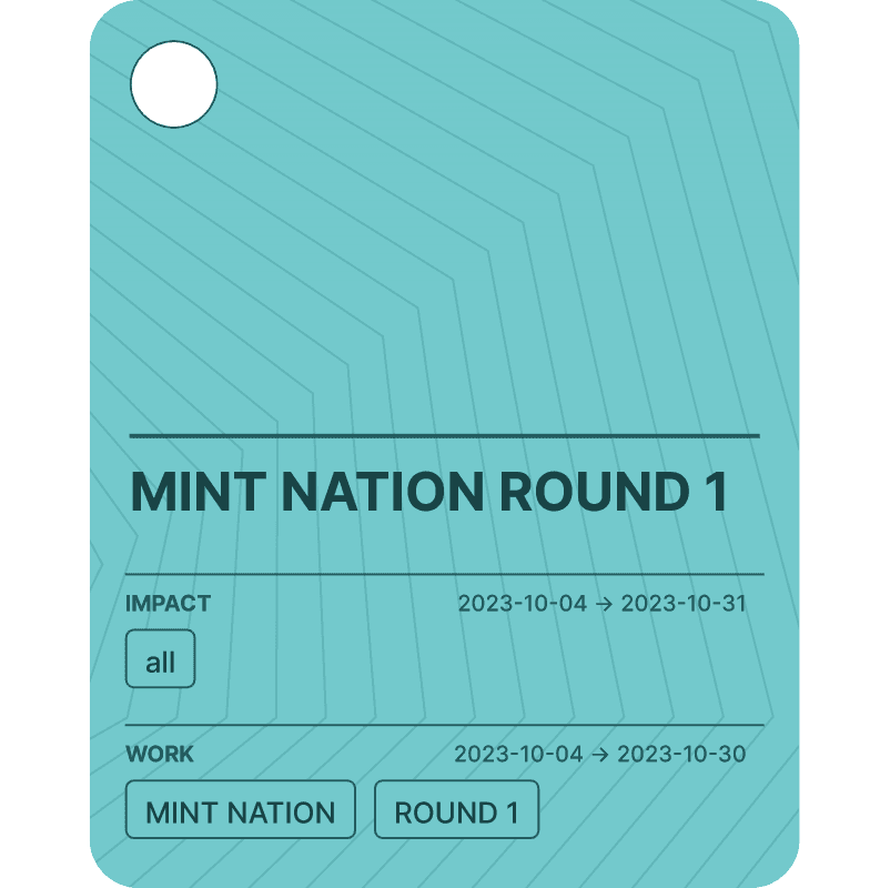 MINT NATION ROUND 1