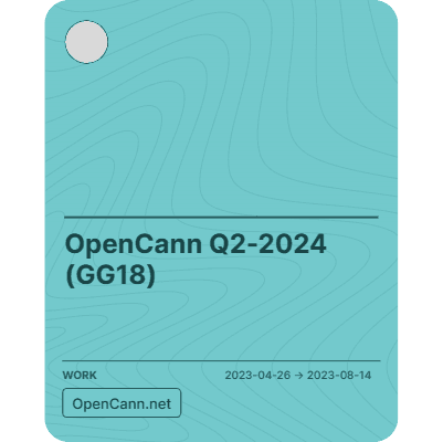 OpenCann Q2-2024 (GG18)