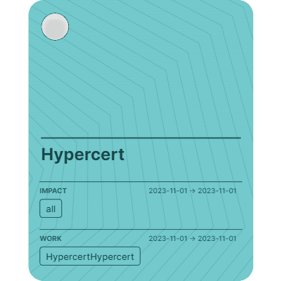 Hypercert