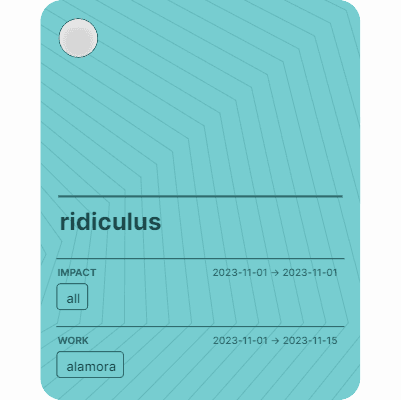 ridiculus