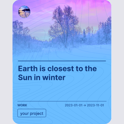 Earth is closest to the Sun in winter