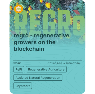 regrò - regenerative growers on the blockchain