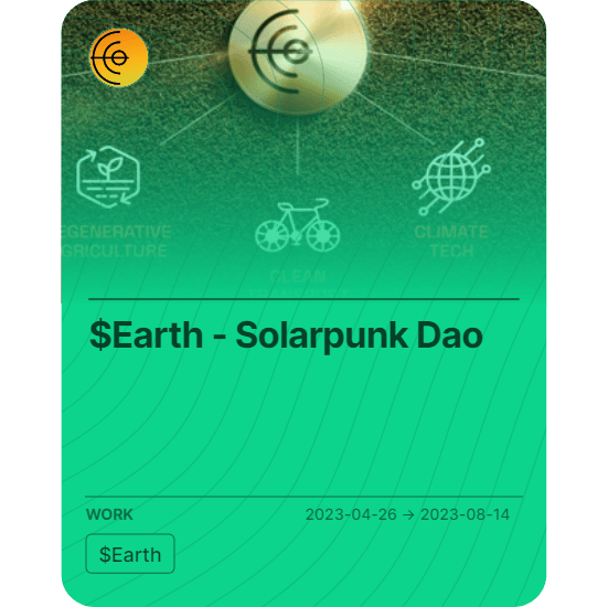 $Earth - Solarpunk Dao