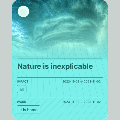 Nature is inexplicable