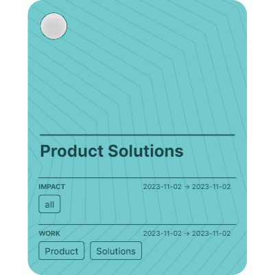 Product Solutions