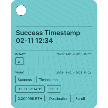 Success Timestamp  02-11 12:34