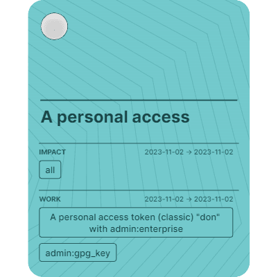 A personal access  