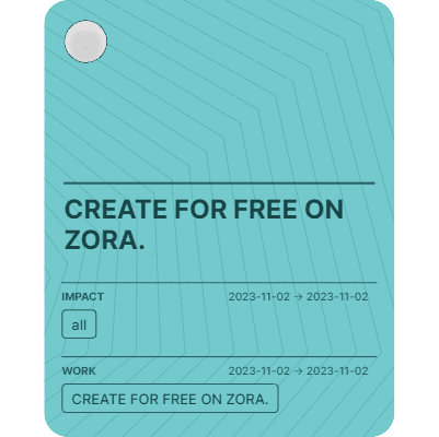 CREATE FOR FREE ON ZORA.