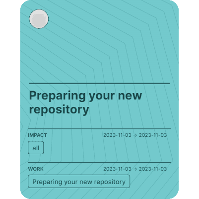 Preparing your new repository