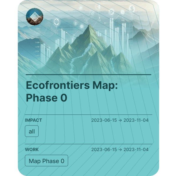 Ecofrontiers Map: Phase 0