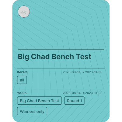 Big Chad Bench Test