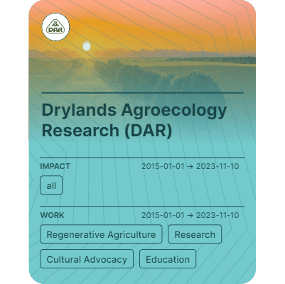 Drylands Agroecology Research (DAR)