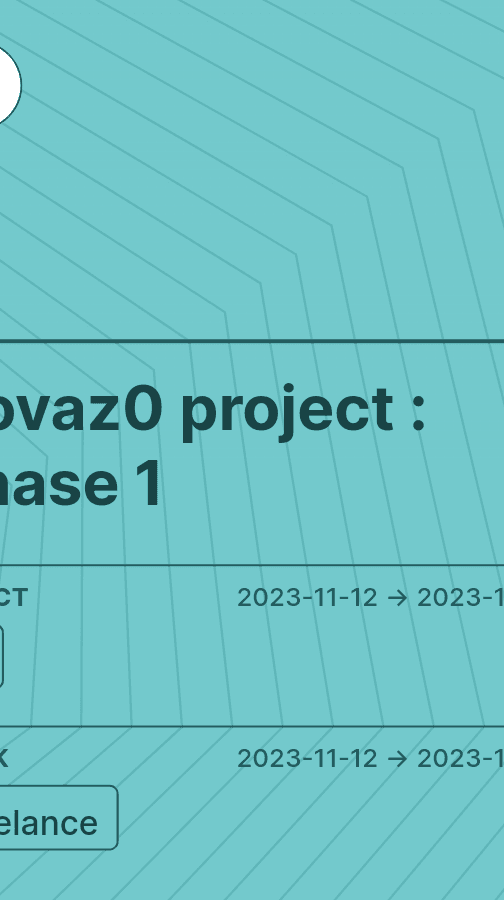 Novaz0 project : Phase 1