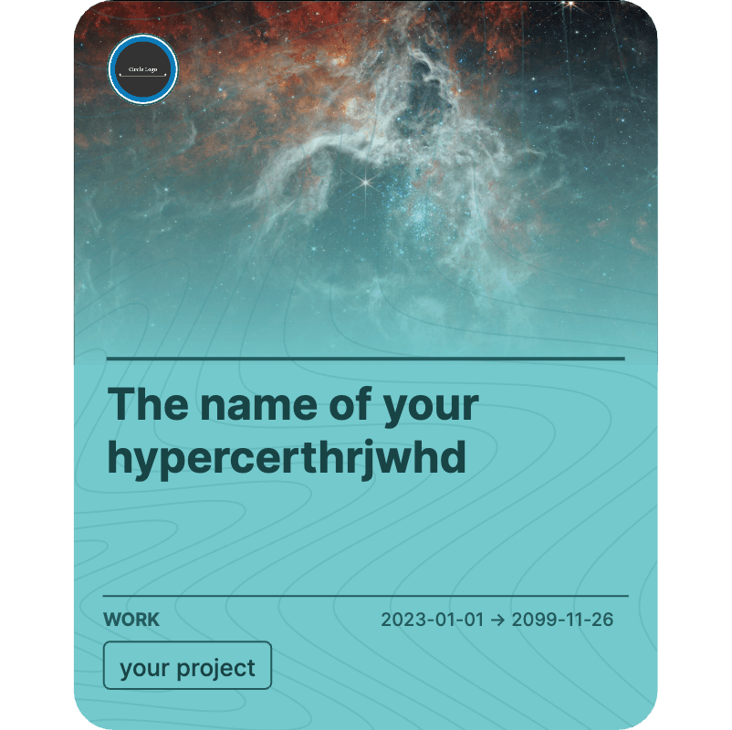 The name of your hypercerthrjwhd