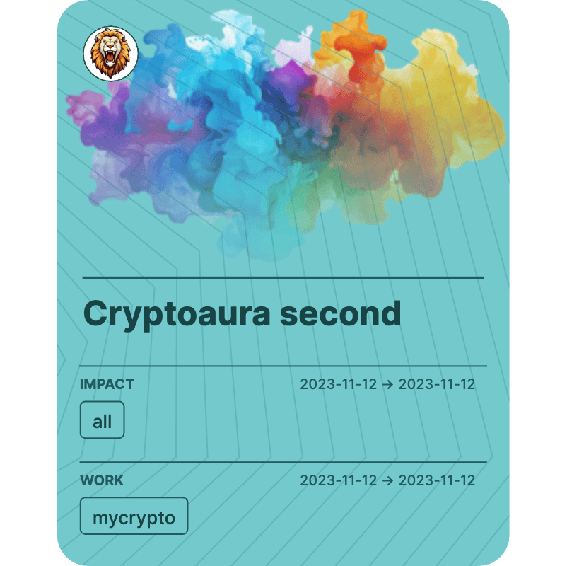 Cryptoaura second