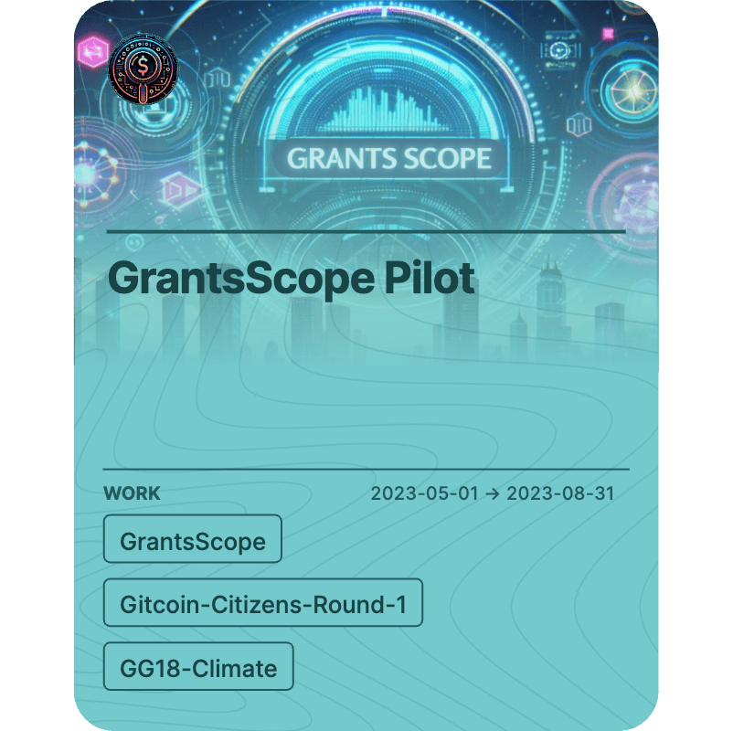 GrantsScope Pilot