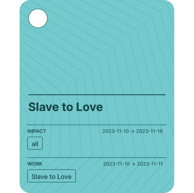 Slave to Love