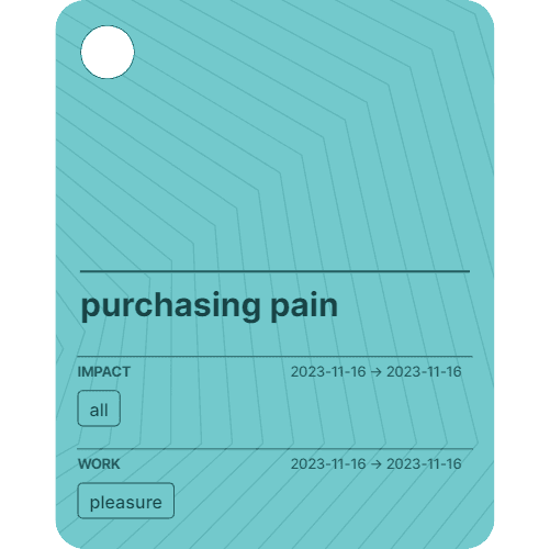 purchasing pain