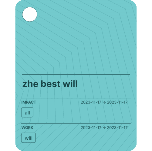 zhe best will