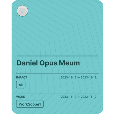 Daniel Opus Meum