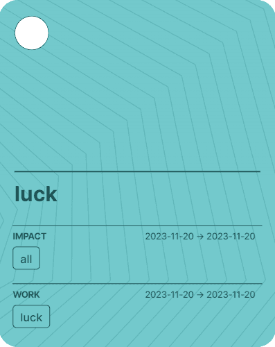 luck