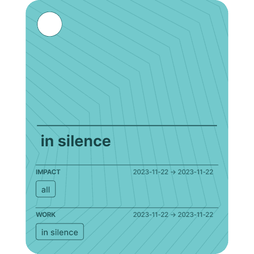  in silence