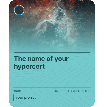 The name of your hypercert