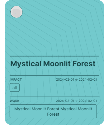 Mystical Moonlit Forest