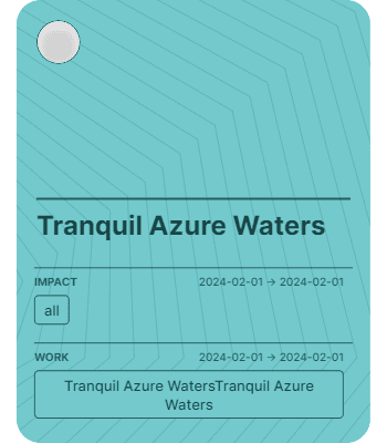 Tranquil Azure Waters