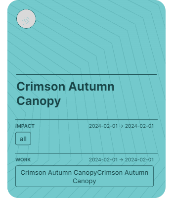 Crimson Autumn Canopy