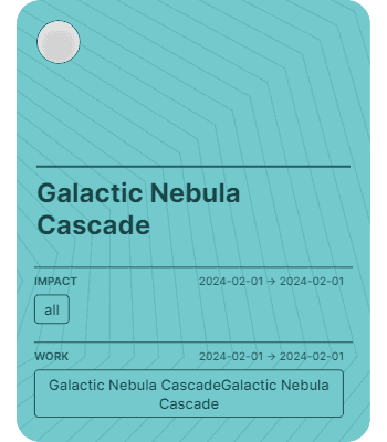 Galactic Nebula Cascade