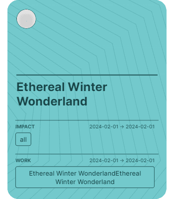 Ethereal Winter Wonderland