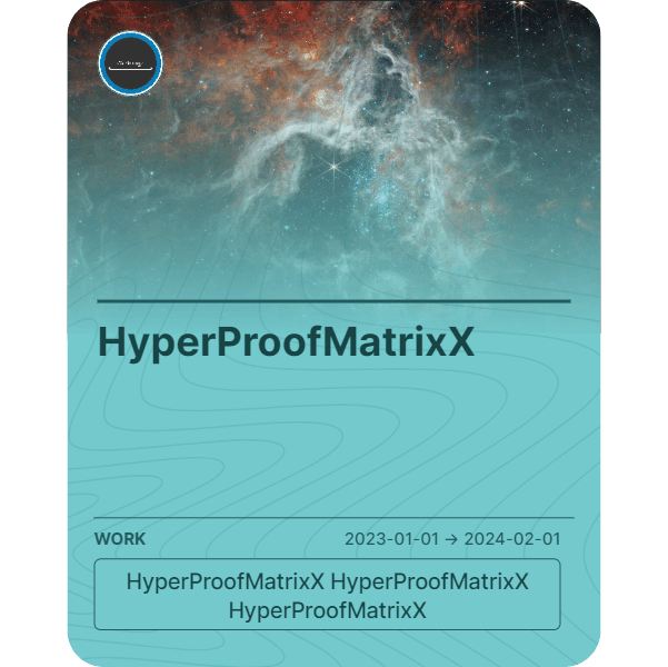 HyperProofMatrixX