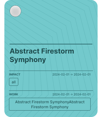 Abstract Firestorm Symphony