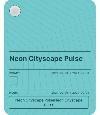 Neon Cityscape Pulse